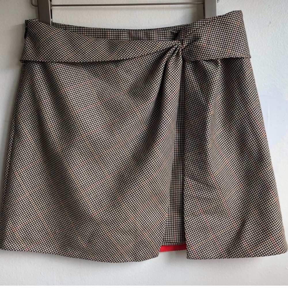 BNWT rag & bone wool plaid Logan Skirt sz 6